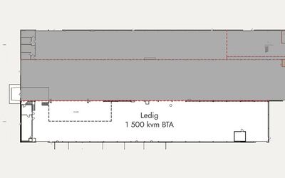Lager Bakkeplan – 1500 m²