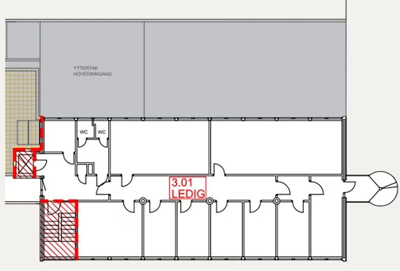 Kontor Bakkeplan – 270 m²