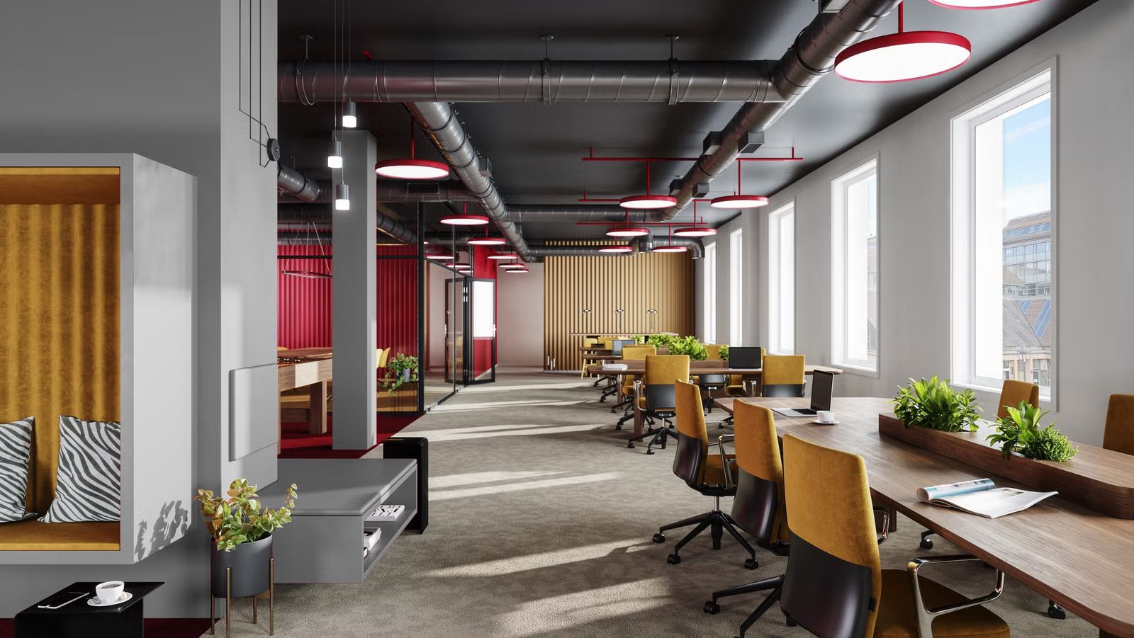 Kontor 1. etg – 208 m²