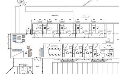 Kontor 5. etg – 221 m²