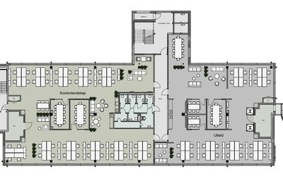 Kontor 6. etg – 535 m²