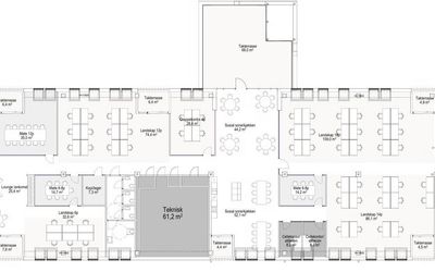 Kontor 8. etg – 735 m²