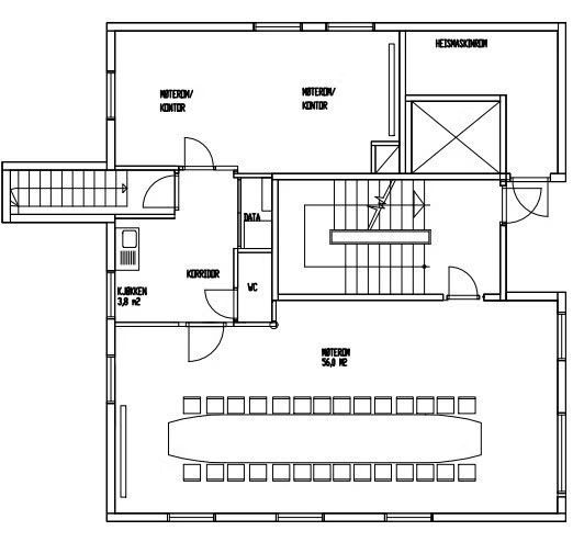 Kontor 7. etg – 130 m²