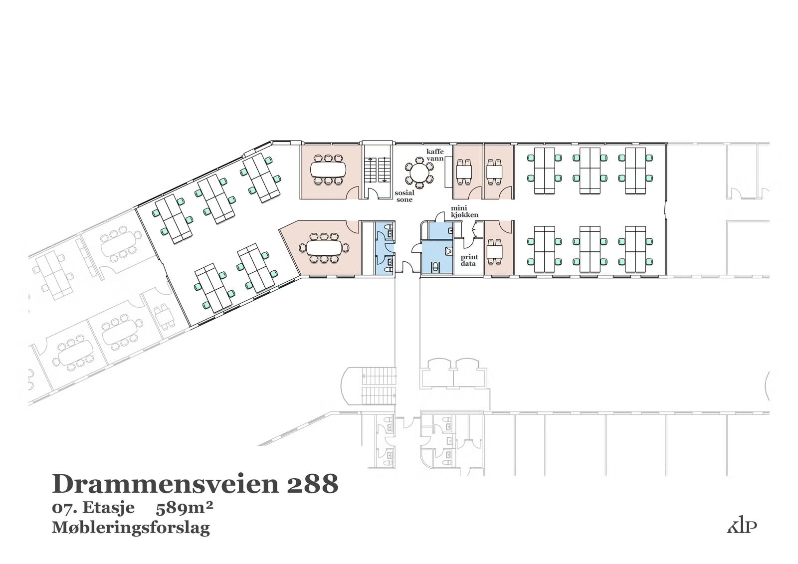 Kontor – 1087 m²