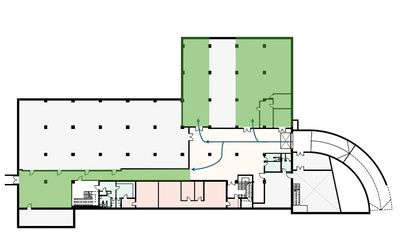 Lager 1. underetasje – 500 m²