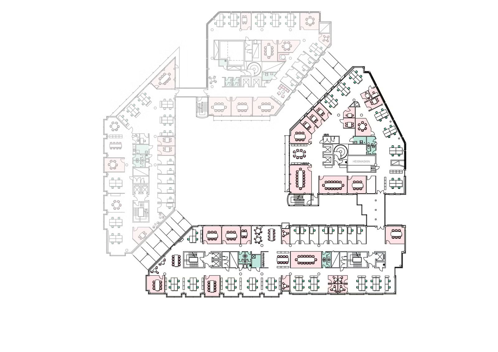 Kontor 2. etg – 2086 m²