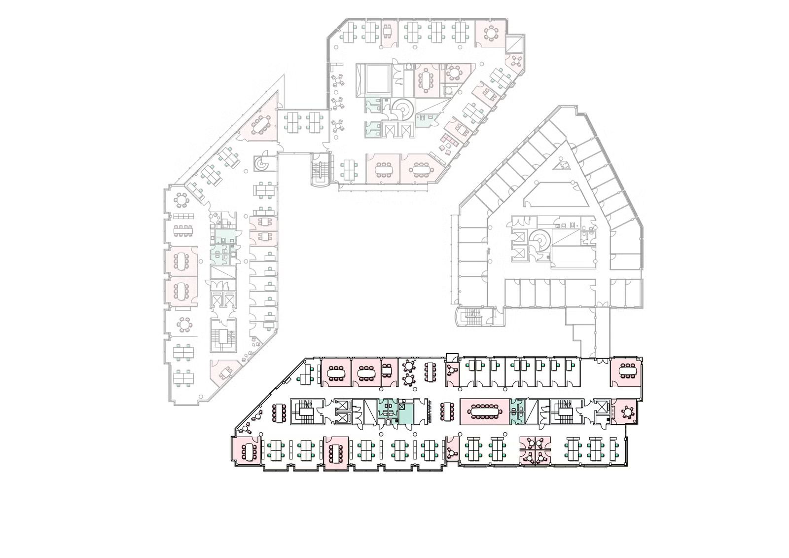 Kontor 3. etg – 1250 m²