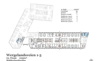 Kontor 5. etg – 1253 m²